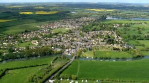 Ariel view of Letchlade